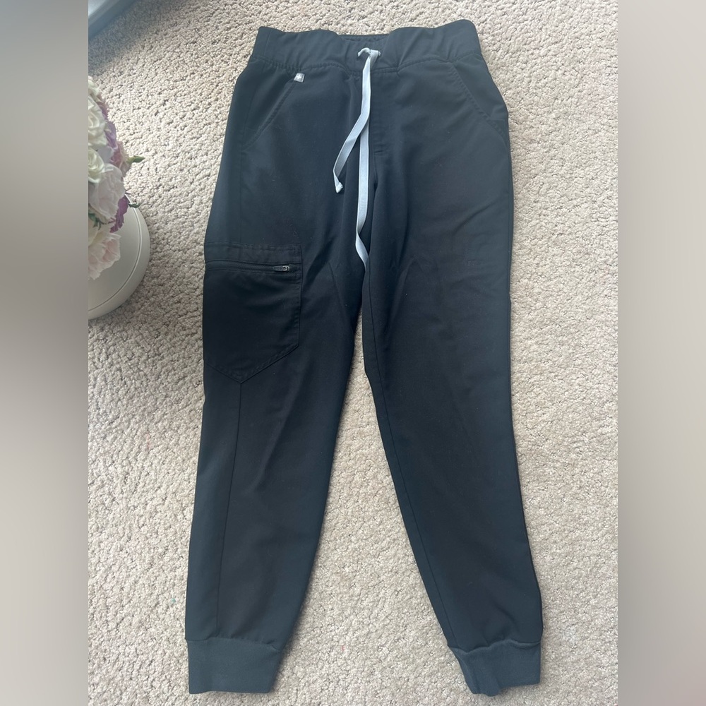 Black Zamora - Jogger scrub pants XS